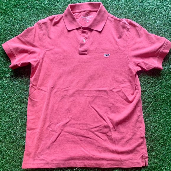 Vinyard Vines Men's XS Pink Polo Shirt - Picture 6 of 7